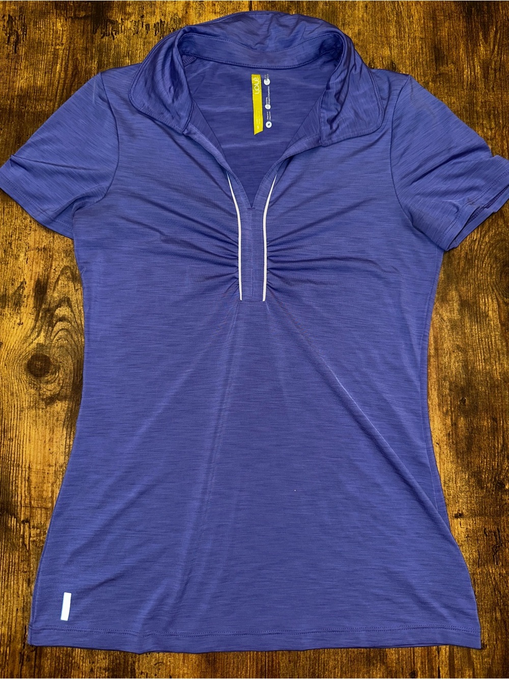 Lole Women’s Short-Sleeve Polo Tee - Purple